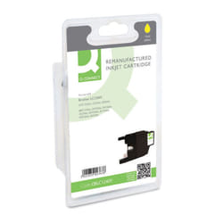 Remanufactured Q-Connect Brother  Yellow Inkjet Cartridge LC1240Y OBLC1240Y