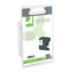 Remanufactured Q-Connect Brother  Cyan Inkjet Cartridge LC123C OBLC123C