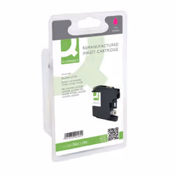 Remanufactured Q-Connect Brother Magenta Inkjet Cartridge LC123M OBLC123M