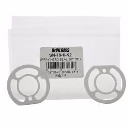 DeVilbiss SN-18-1-K2 GTI/PRI/Lite Pro Guns Spray Paint 2 x Head Seals