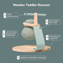 TP Active-Tots Pikler Style Toddler Bouncer - FSC certified