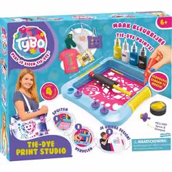 Mookie Tybo Tie-Dye Print Studio, Children's craft kit, 6 yr(s), Plastic, Multicolour