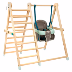 TP Active-Tots Pikler Style Wooden Climb and Swing
