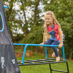 TP Explorer Metal Climbing Frame Set with Jungle Run Black Edition