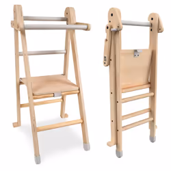 TP Active-Tots Pikler Style Wooden Folding Helper Tower With Play Easel - FSC certified