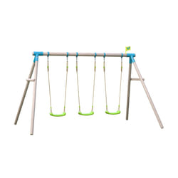 TP Sherwood Triple Wooden Swing Set