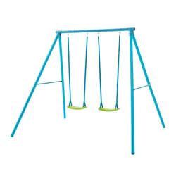 TP Deluxe Double Metal Swing Set