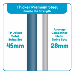 TP Deluxe Double Metal Swing Set