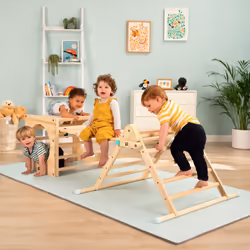 TP Active-Tots Pikler Style Climbing Triangle, Cube & Three Slides - FSC certified