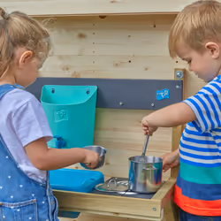 TP Hideaway Wooden Playhouse with Mud Kitchen - FSC certified - Additional view 9