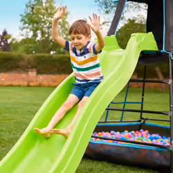 TP Explorer Metal Climbing Frame Set and Ripple Slide Black Edition