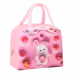 Portable Lunch Bag with Sturdy Handle Cartoon Women Children School Thermal Insulated Lunch Box Tote Food Small Cooler Bag - ...