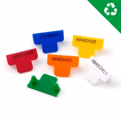 Versapak T Security Seals Uniquely Numbered White (Pack 500) - PFSIG02
