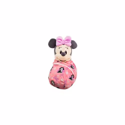 Disney,Minnie Small Soft Toy in Pouch - Figaro Printed blanket pouch