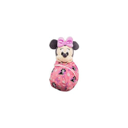 Disney,Minnie  Small Soft Toy in Pouch - Figaro Printed blanket pouch