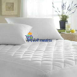 Protector Mattress Quilted Cover Fitted Pad Deep Topper Queen Waterproof Sheet - Super King