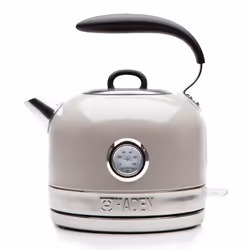 Haden Jersey Putty Retro Traditional Kettle 1.5L Cordless, Stainless Steel 3000W