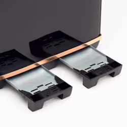Haden Salcombe Black and Copper 4 Slice Toaster 191168