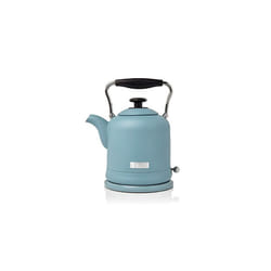 Haden Highclere Cordless Kettle - Traditional Electric Fast Boil Kettle, 3000W, 1.5 Litre, Blue - CE24