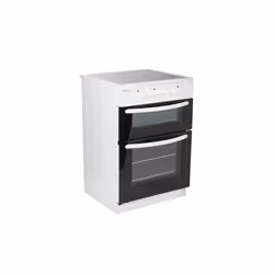Haden HE60DOMW cooker Freestanding cooker Electric Ceramic Black, White