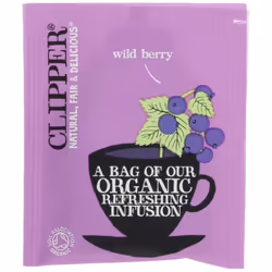 Clipper Organic Infusion Wild Berry Enveloped 250 Teabags 625 G