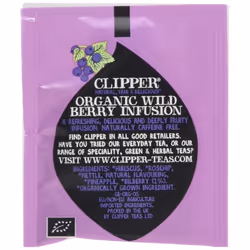 Clipper Organic Infusion Wild Berry Enveloped 250 Teabags 625 G