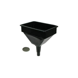 VTL LARGE PLASTIC FUNNEL HEAVY DUTY OIL PETROL 45 LITRE WITH FILTER FARMER FILTER