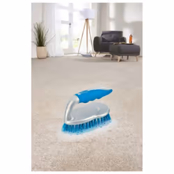 VTL Premium Hand Scrubbing Brush with Handle Cleaning Floor Carpet Grip Floors Easy