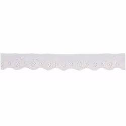 Minerva 30mm Nylon Lace Trim Cream - per metre