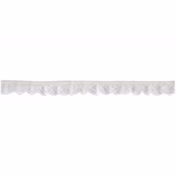 Minerva 17mm Nylon Lace Trim Cream - per metre