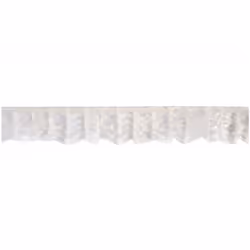 Minerva 35mm Nylon Lace Trim Cream - per metre