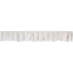 Minerva 35mm Nylon Lace Trim Cream - per metre