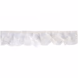 Minerva 55mm Nylon Lace Trim Cream - per metre