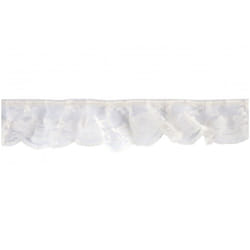 Minerva 55mm Nylon Lace Trim Cream - per metre