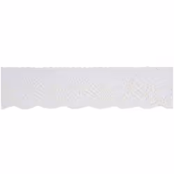 Minerva 57mm Nylon Lace Trim Cream - per metre