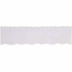Minerva 60mm Nylon Lace Trim Cream - per metre