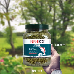 Nishikoi Staple Complete Food for Koi and Pond Fish - Small Pellets - 750g