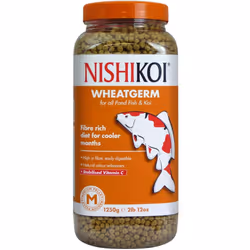 Nishikoi Wheatgerm Complete Food for Koi & Pond Fish Medium Pellet 1250g