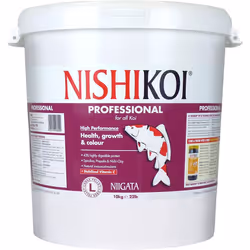 Nishikoi Niigata Professional Food for All Koi Carp Large Pellets - 10kg