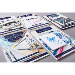 Faber-Castell Creative Studio Mixed Media Pad, A4 250 gsm Pad of 30 Sheets - ring binder