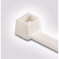 Hellermann Tyton T18R, Polyamide, White, 2.2 cm, 80 N, V0, -40 - 85 °C