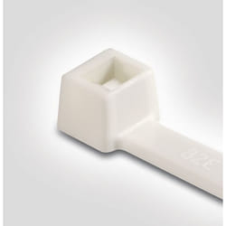 Hellermann Tyton T18R cable tie Polyamide White 100 pc(s)