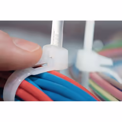 Hellermann Tyton REL100 cable tie Releasable cable tie Polyamide Black 100 pc(s)