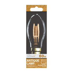 60w Crystalite Antique ED54 Elliptical BC Clear Double Hair Pin Filament 3170665