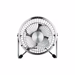 Mini USB Cooling Fan - Chrome - 4in.