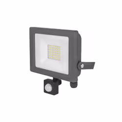 STATUS Slim Line LED Flood Light with PIR - Grey - 30W [S30WSFLGPIR1PKB3]