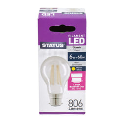 LED BC GLS 6w Pearl Filament 3174029