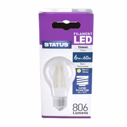 LED ES GLS 6w Pearl Filament 3174096