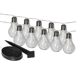 STATUS Solar Powered Decorative Bulb x10 LED String Lights