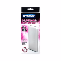 STATUS POWERBANK 10,000 MAH 10K 2x USB 1x USB C PORTS FOR IPHONE 15 PRO MAX PLUS